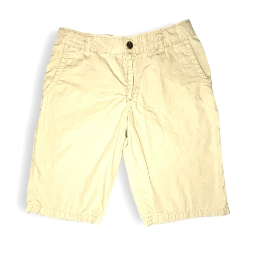 Arizona Jean Co. Boys Khaki Shorts Size 16 Reg - with Adjustable Waistband
